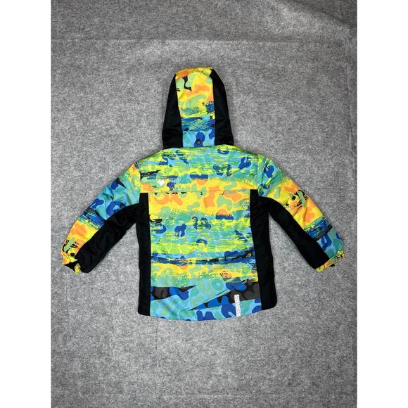 Obermeyer Kids Ski Jacket Snow Camo Print Size 2 - Picture 2 of 9